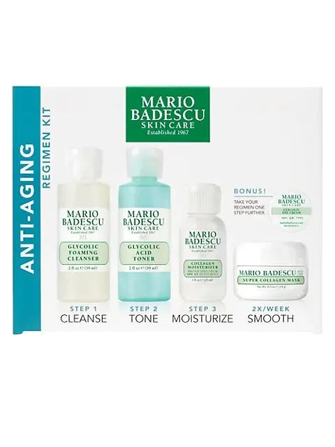 商品Mario Badescu|Anti Aging 4-Piece Regimen Kit,价格¥226,第1张图片