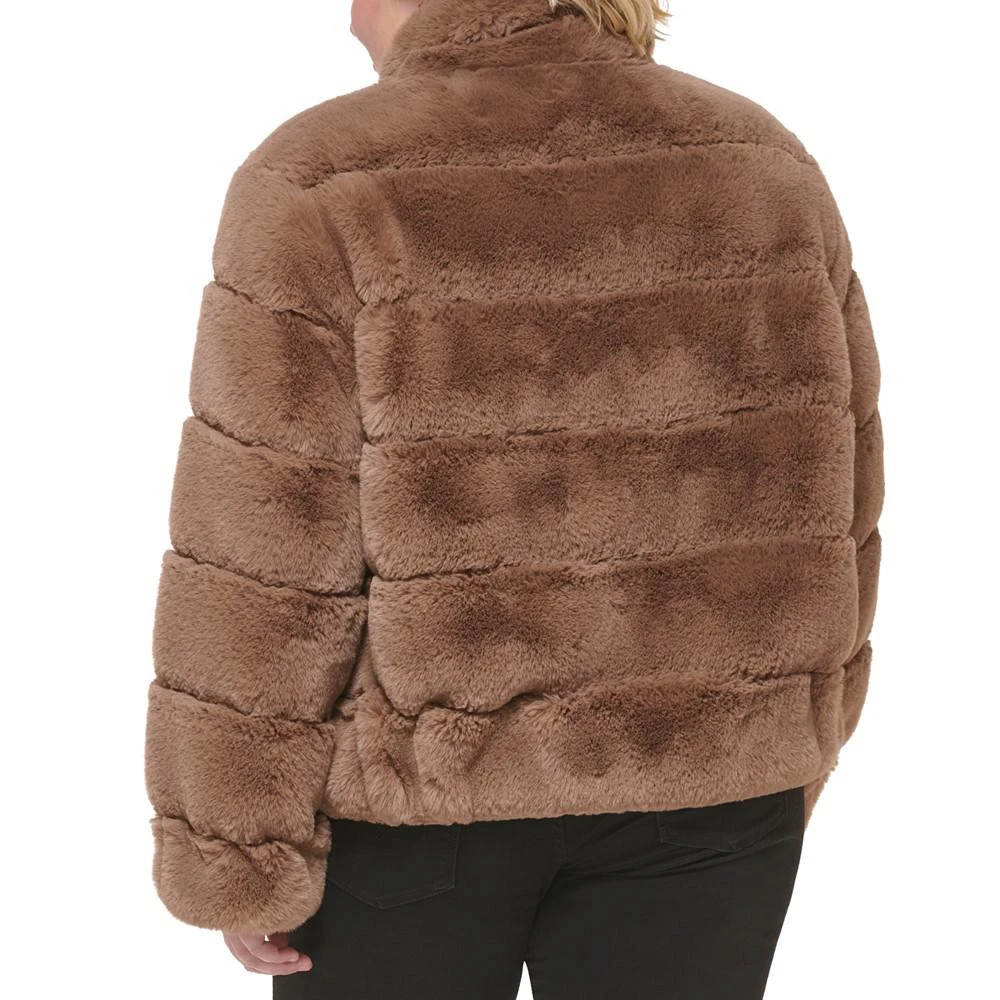 商品Calvin Klein|Women's Plus Size Faux-Fur Coat,价格¥1002,第2张图片详细描述