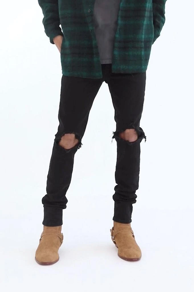 商品MNML|X1 Skinny Denim - Black,价格¥334,第3张图片详细描述