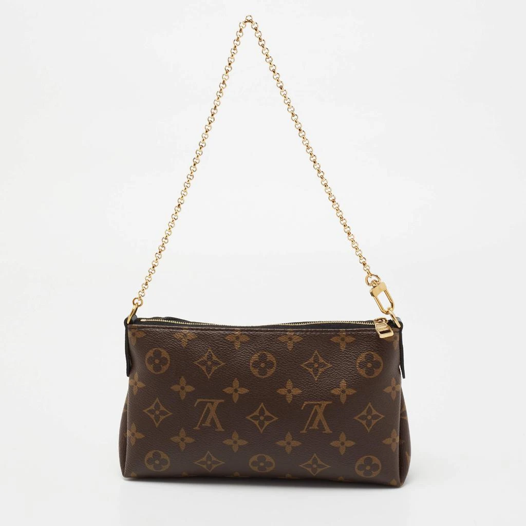 商品[二手商品] Louis Vuitton|Louis Vuitton Black Monogram Canvas Pallas Chain Clutch,价格¥9783,第4张图片详细描述