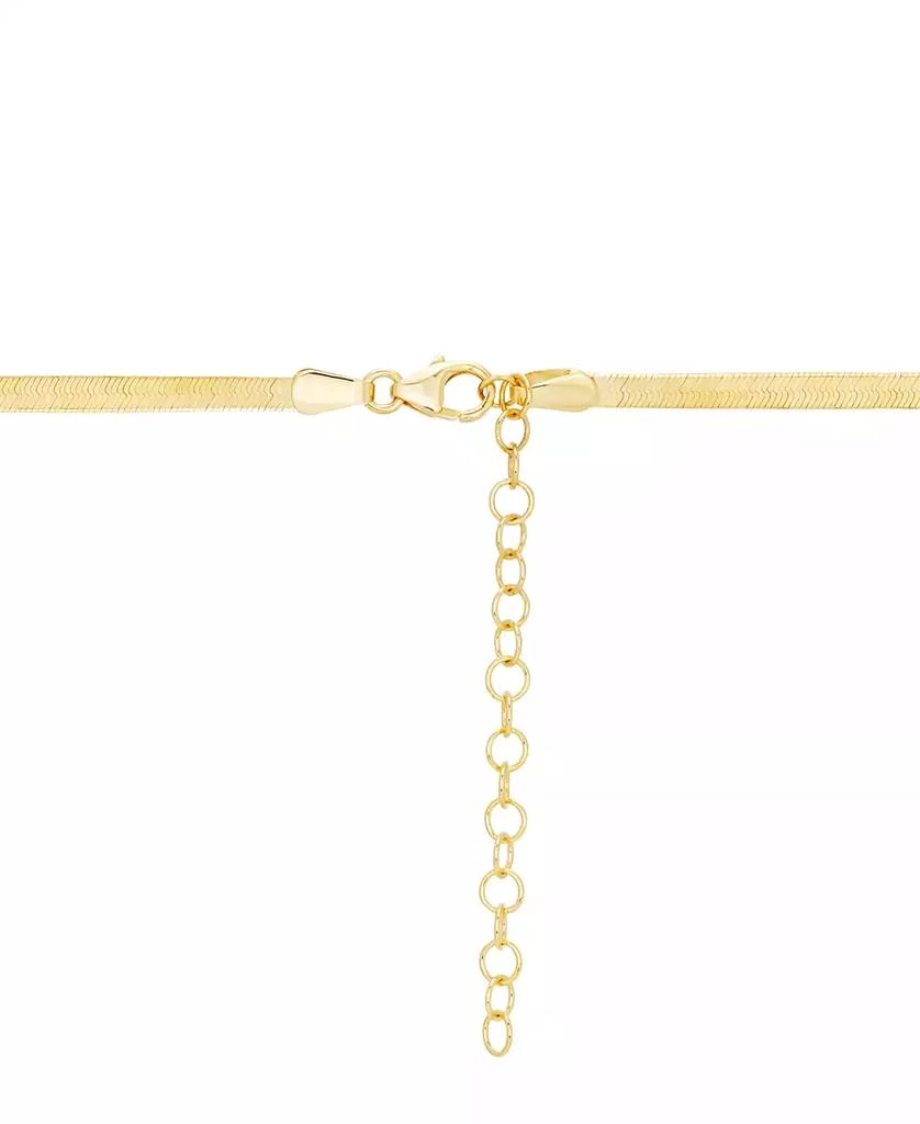 商品Macy's|Herringbone Link Chain Necklace (3-3/8mm) in 10k Gold, 16" + 2" extender,价格¥14652,第3张图片详细描述