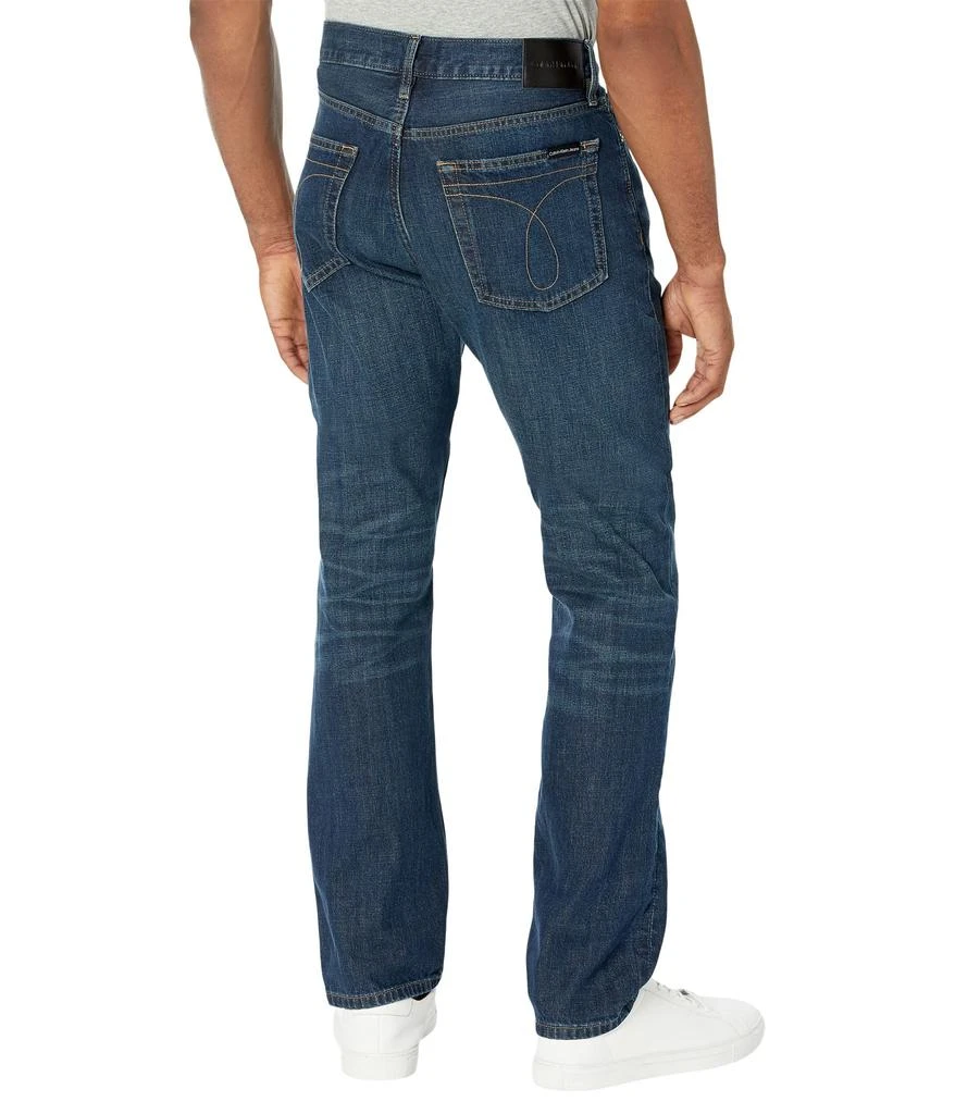 商品Calvin Klein|Slim Straight Jeans in Lucas Dark Indigo,价格¥451,第2张图片详细描述