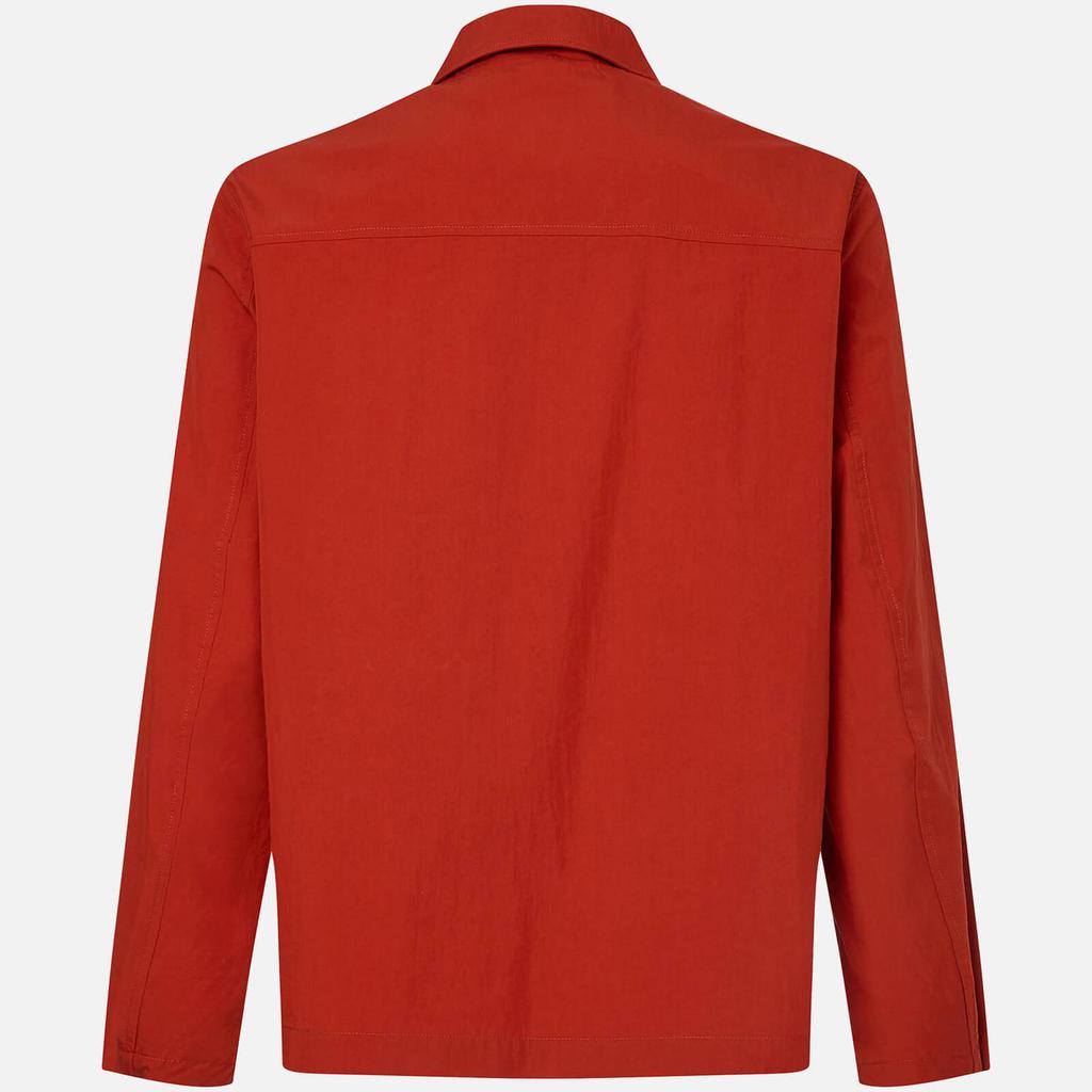 Tommy Hilfiger Logo-Detailed Cotton-blend Shirt Jacket商品第2张图片规格展示