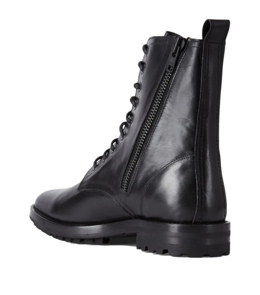 商品The Kooples|Leather Lace-Up Boots,价格¥3566,第2张图片详细描述