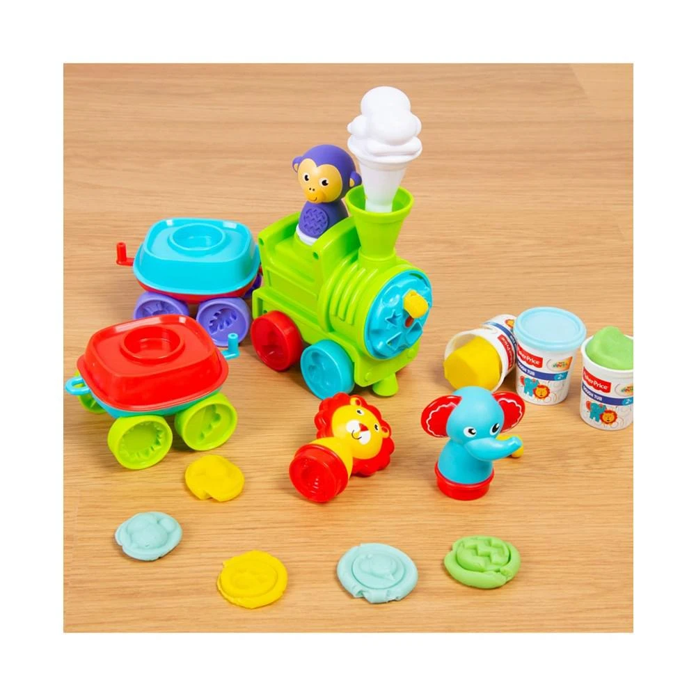 Fisher Price Train Dough with 3 Pots of Dough and 3 Animal Stamps Set 商品