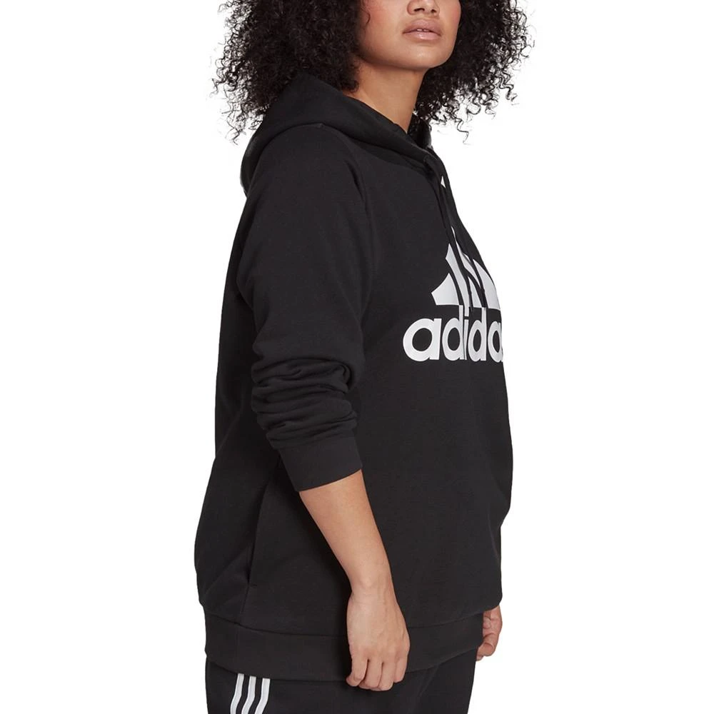 商品Adidas|Plus Size Essentials Logo Fleece Hoodie,价格¥351,第3张图片详细描述