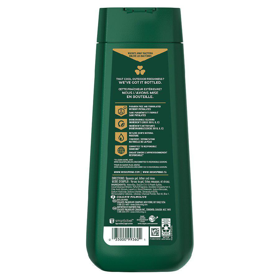 商品Irish Spring|Charcoal Fresh Body Wash for Men,价格¥37,第5张图片详细描述