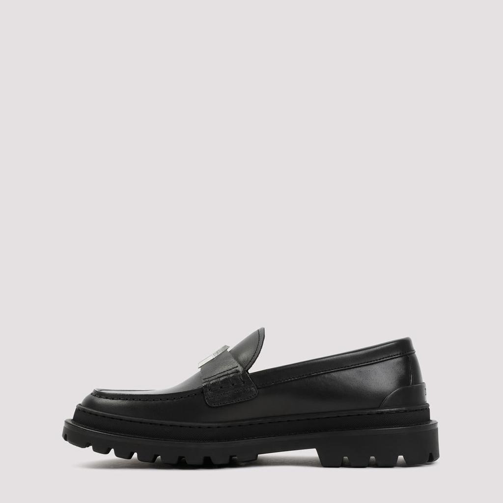 DIOR HOMME  LOGO PLAQUE LOAFERS SHOES商品第2张图片规格展示