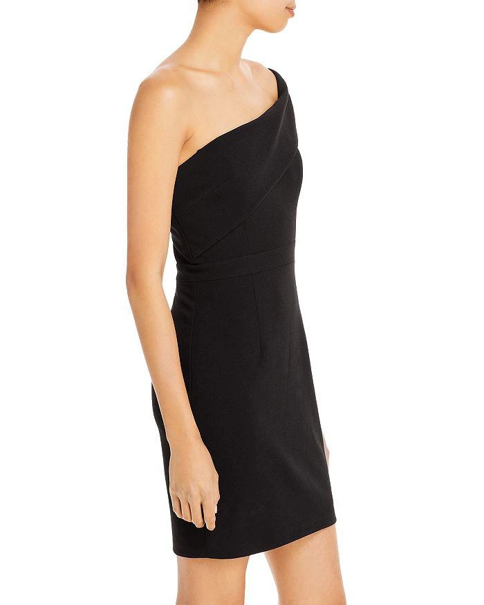 商品AQUA|One Shoulder Scuba Crêpe Dress - 100% Exclusive,价格¥1025,第4张图片详细描述