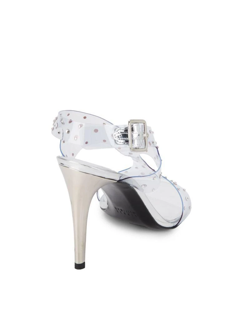 商品Stuart Weitzman|Looking Good Rhinestone-Embellished Clear Sandals,价格¥836,第2张图片详细描述