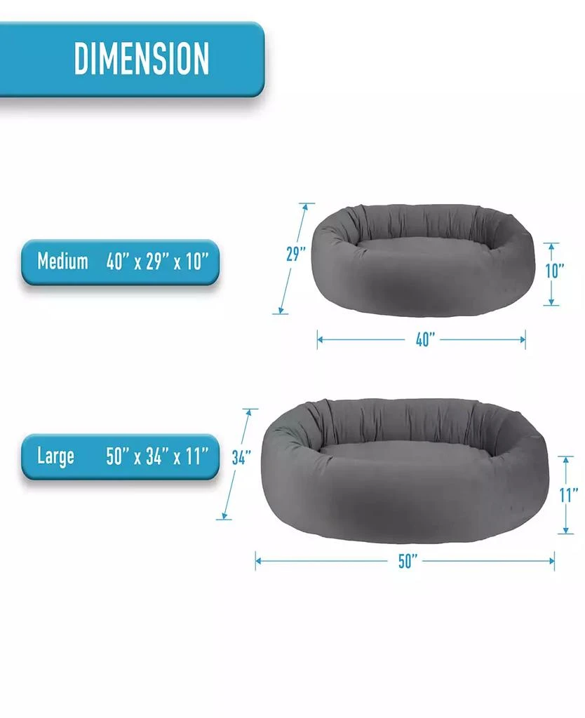 商品Arlee Home Fashions|Orbit Memory Foam Pet Bed,价格¥1745,第5张图片详细描述