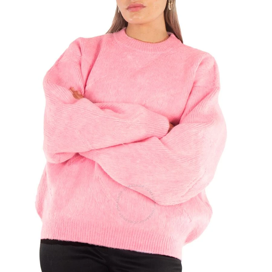 商品Alexander Wang|Prism Pink Debossed Logo Crewneck Jumper,价格¥1749,第1张图片