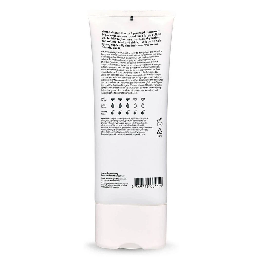 商品evo|evo Shape Vixen Volumising Lotion 200ml,价格¥259,第3张图片详细描述