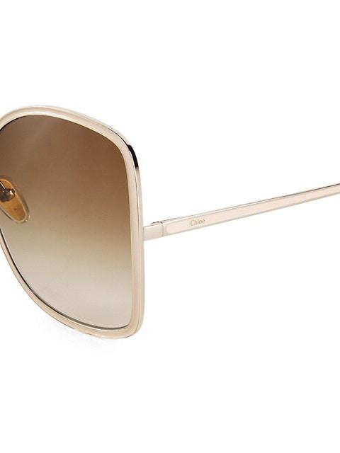 Vitto 60MM Square Sunglasses商品第3张图片规格展示