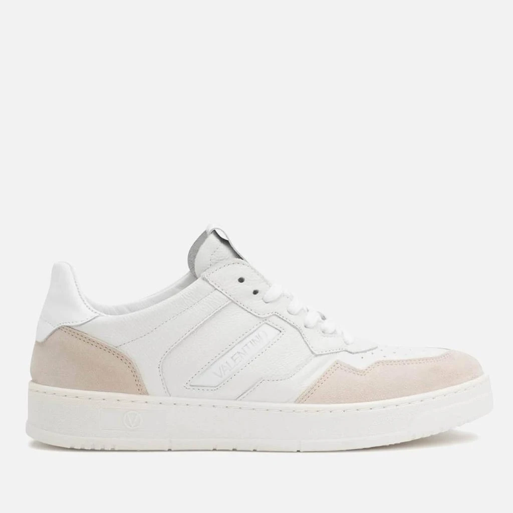 商品Valentino|Valentino Men's Apollo Basket Leather and Suede Trainers,价格¥1899,第1张图片