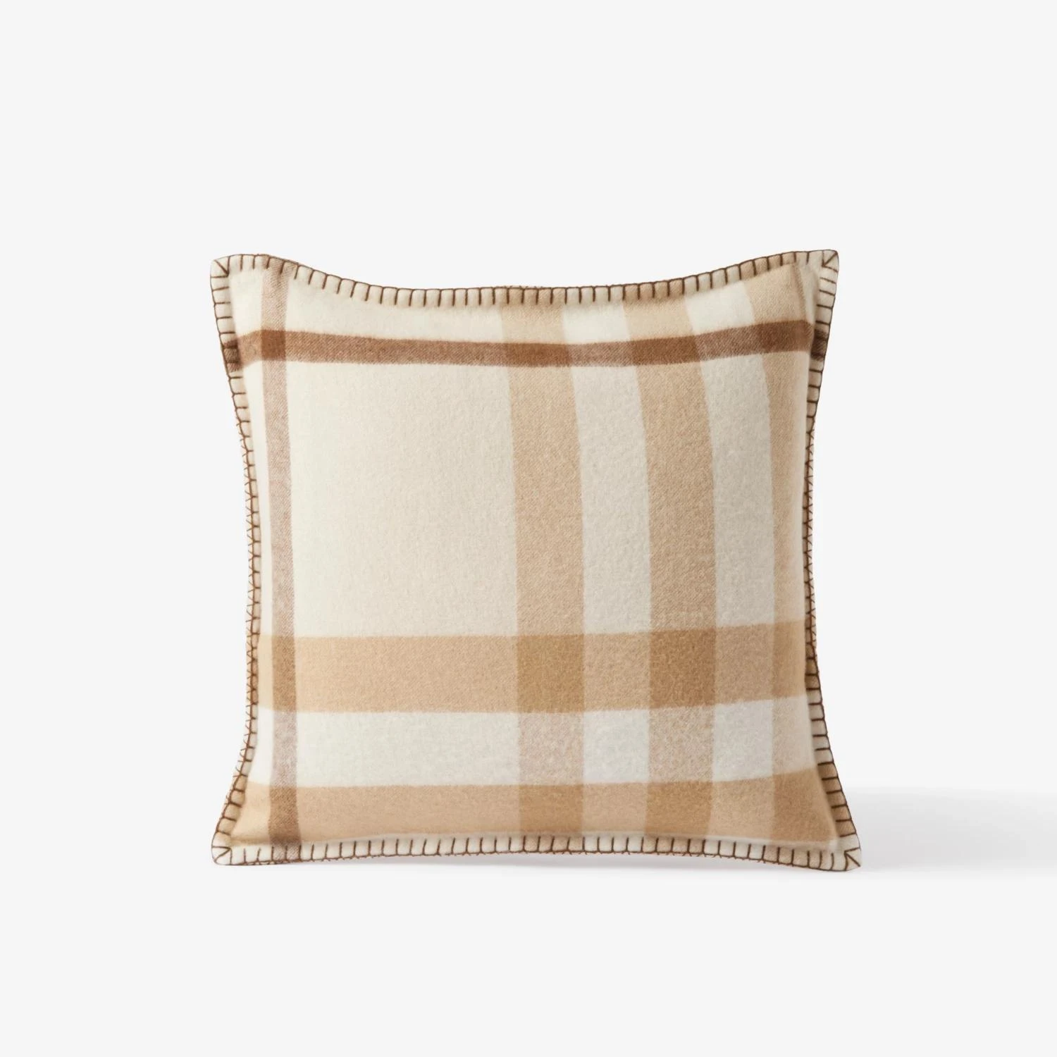 商品Burberry|【预售】 巴宝莉 25春夏 女士 家居用品 格纹羊绒靠枕套 80650801 ,价格¥5911,第1张图片