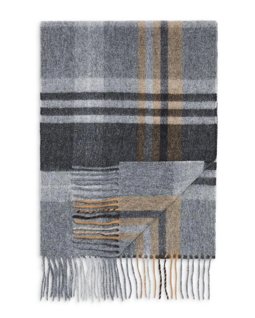 商品The Men's Store at Bloomingdale's|Cashmere Big Plaid Scarf - 100% Exclusive,价格¥883,第1张图片详细描述