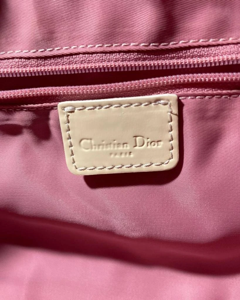 Dior Trotter Canvas x Patent Leather Handbag Pink Boston bag 商品
