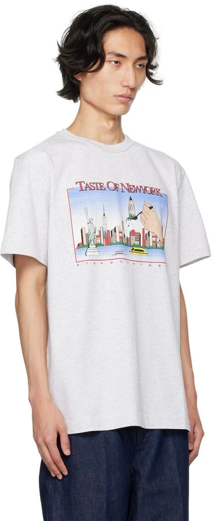 商品Alexander Wang|Gray NY Skyline T-Shirt,价格¥1424,第2张图片详细描述