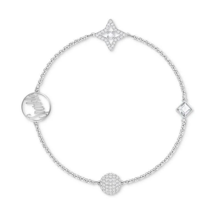 商品Swarovski|Remix Collection Silver-Tone Crystal Star & Orb Magnetic Bracelet,价格¥592,第1张图片