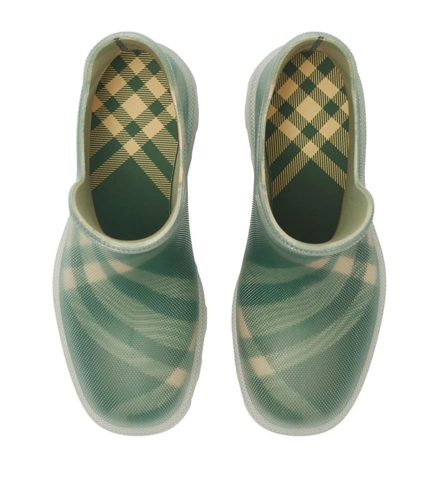 商品Burberry|Check Marsh Rain Boots,价格¥7038,第2张图片详细描述