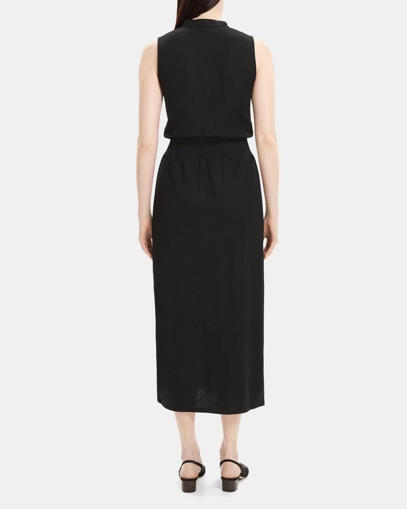 商品Theory|Sleeveless Cowl Neck Dress in Viscose-Blend Piqué,价格¥648,第3张图片详细描述