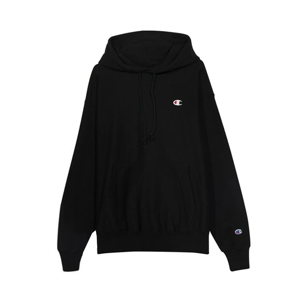 商品[国内直发] CHAMPION|Champion 男士黑色刺绣logo卫衣 GF68-Y06145-001,价格¥180,第1张图片