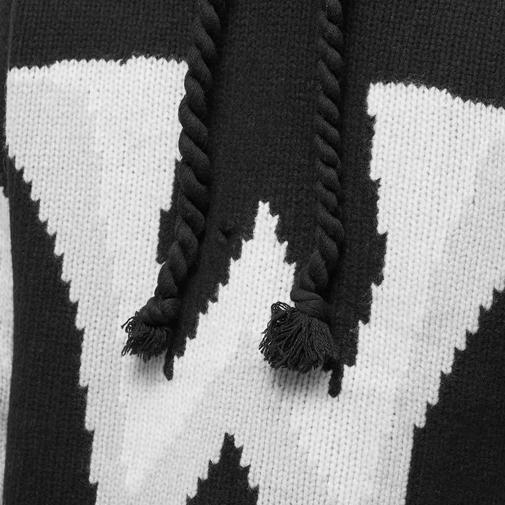 商品JW Anderson|JW Anderson Gothic Logo Chunky Hoodie,价格¥3030,第5张图片详细描述