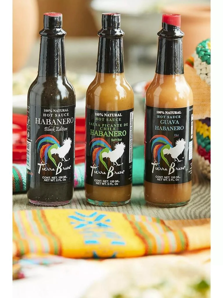 商品Verve Culture|Habanero Hot Sauce Trio & Servilleta,价格¥240,第2张图片详细描述