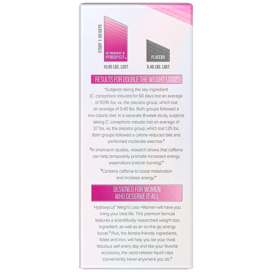 商品Hydroxycut|减肥补剂 膳食补充帮助减重 速效胶囊,价格¥213,第2张图片详细描述