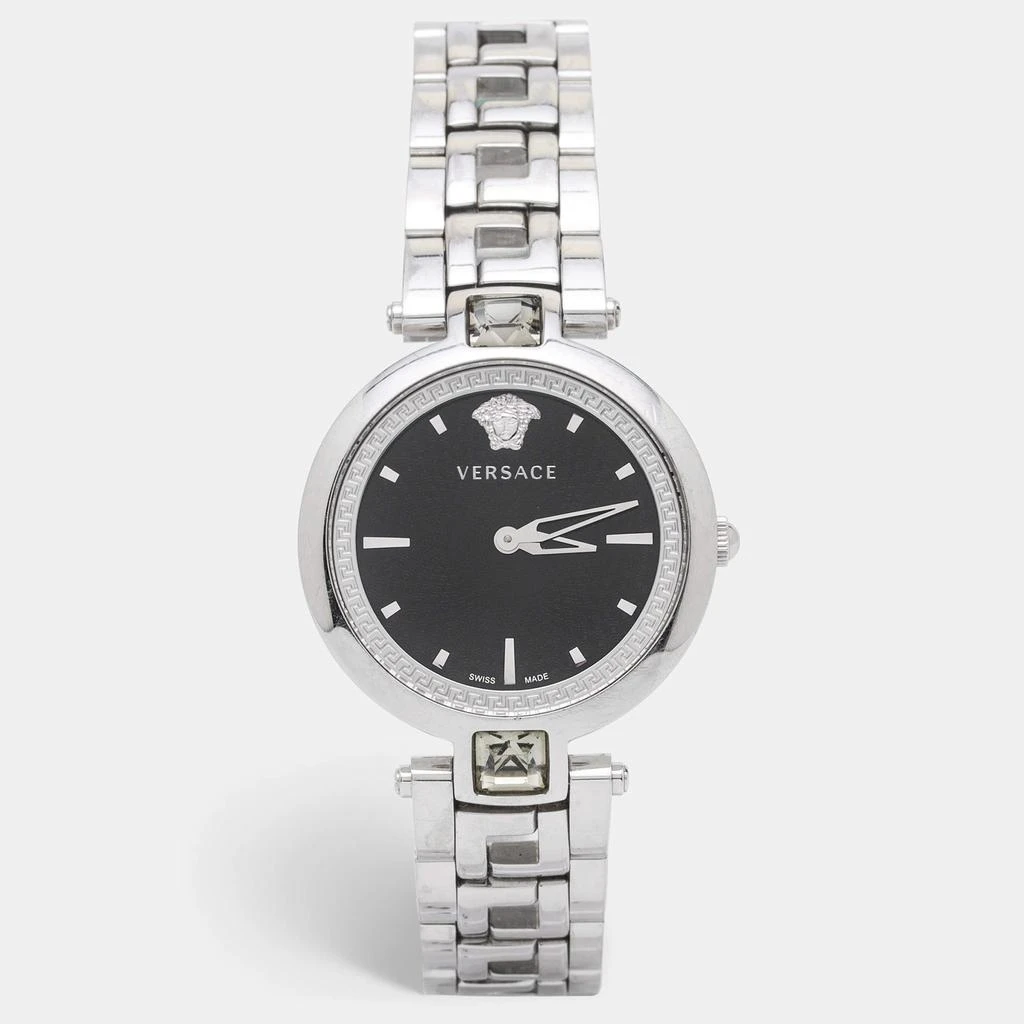 商品[二手商品] Versace|Versace Black Stainless Steel Gleam VAN030016 Women's Wristwatch 37 mm,价格¥2948,第1张图片