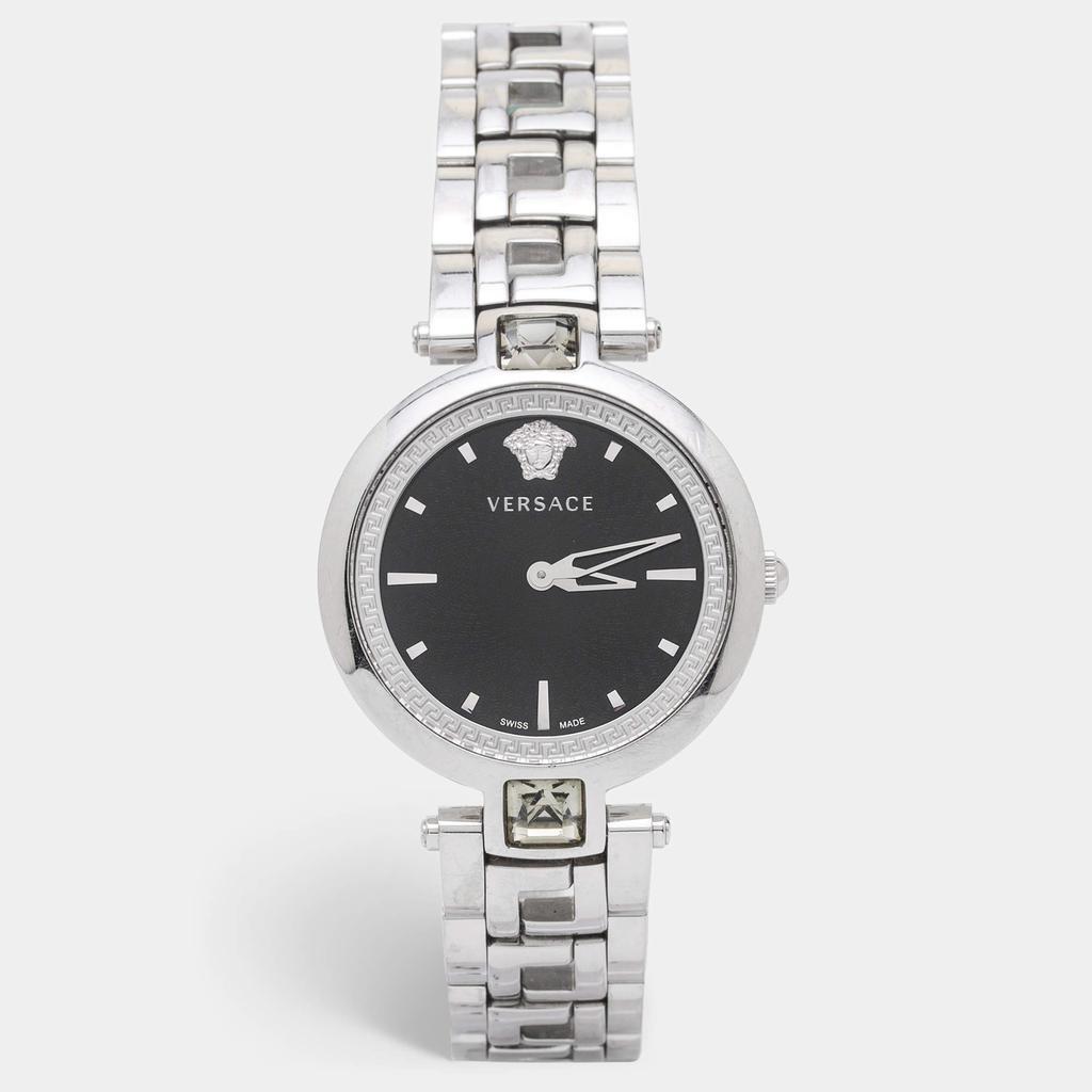 商品[二手商品] Versace|Versace Black Stainless Steel Gleam VAN030016 Women's Wristwatch 37 mm,价格¥4757,第1张图片