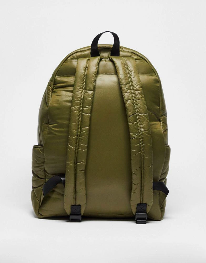 商品Topshop|Topshop Nina puffer backpack in green,价格¥135,第2张图片详细描述