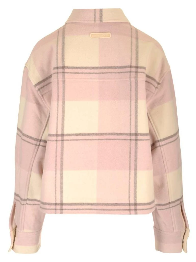 商品Canada Goose|Boxy Fit Flannel Shirt Coats Rose,价格¥4774,第2张图片详细描述