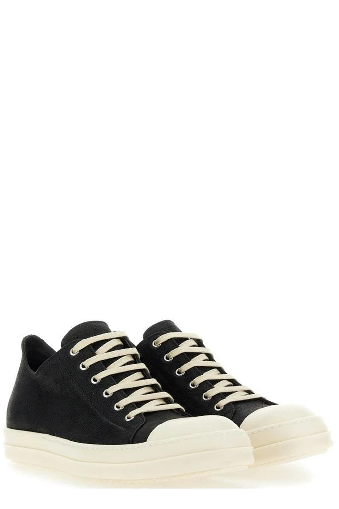 商品Rick Owens|Rick Owens Round-Toe Lace-Up Sneakers,价格¥6136,第2张图片详细描述