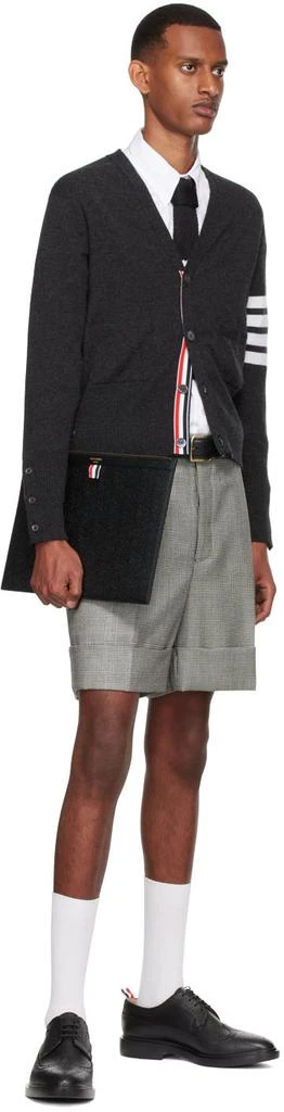 商品Thom Browne|黑色长翼布洛克鞋,价格¥8713,第5张图片详细描述