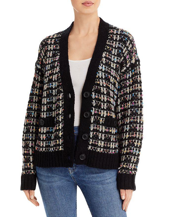 商品AQUA|Tweed Knit Cardigan - 100% Exclusive,价格¥652,第3张图片详细描述