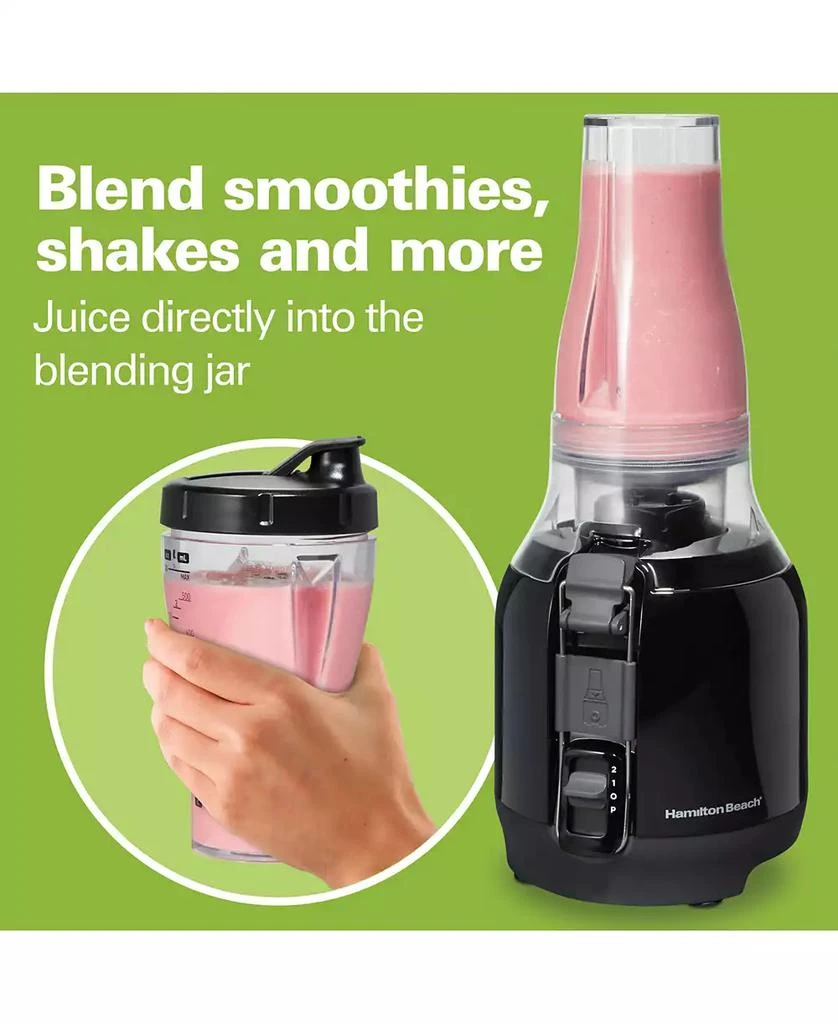 商品Hamilton Beach|Big Mouth Juice & Blend 2-in-1 Juicer and Blender - 67970,价格¥949,第4张图片详细描述