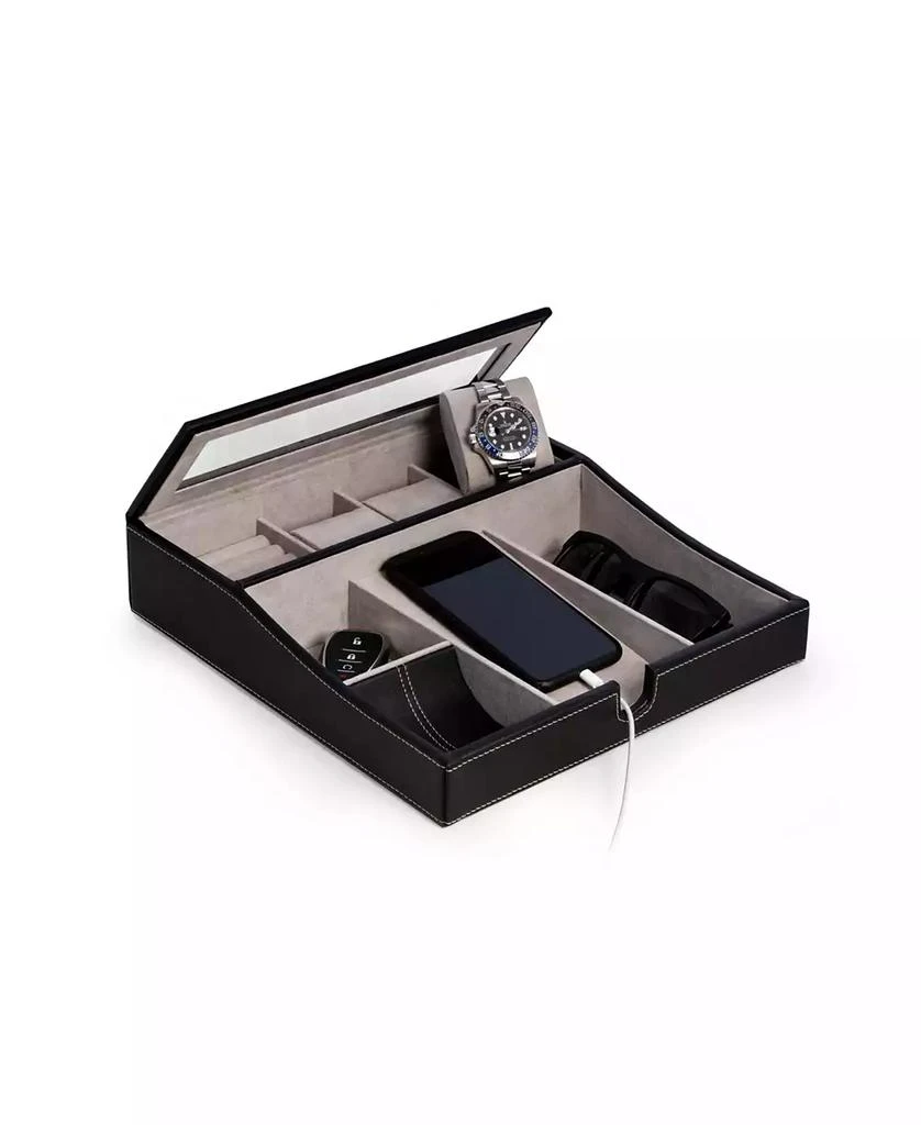 商品Bey-Berk|Valet Tray with Multi-Compartment Storage,价格¥697,第1张图片