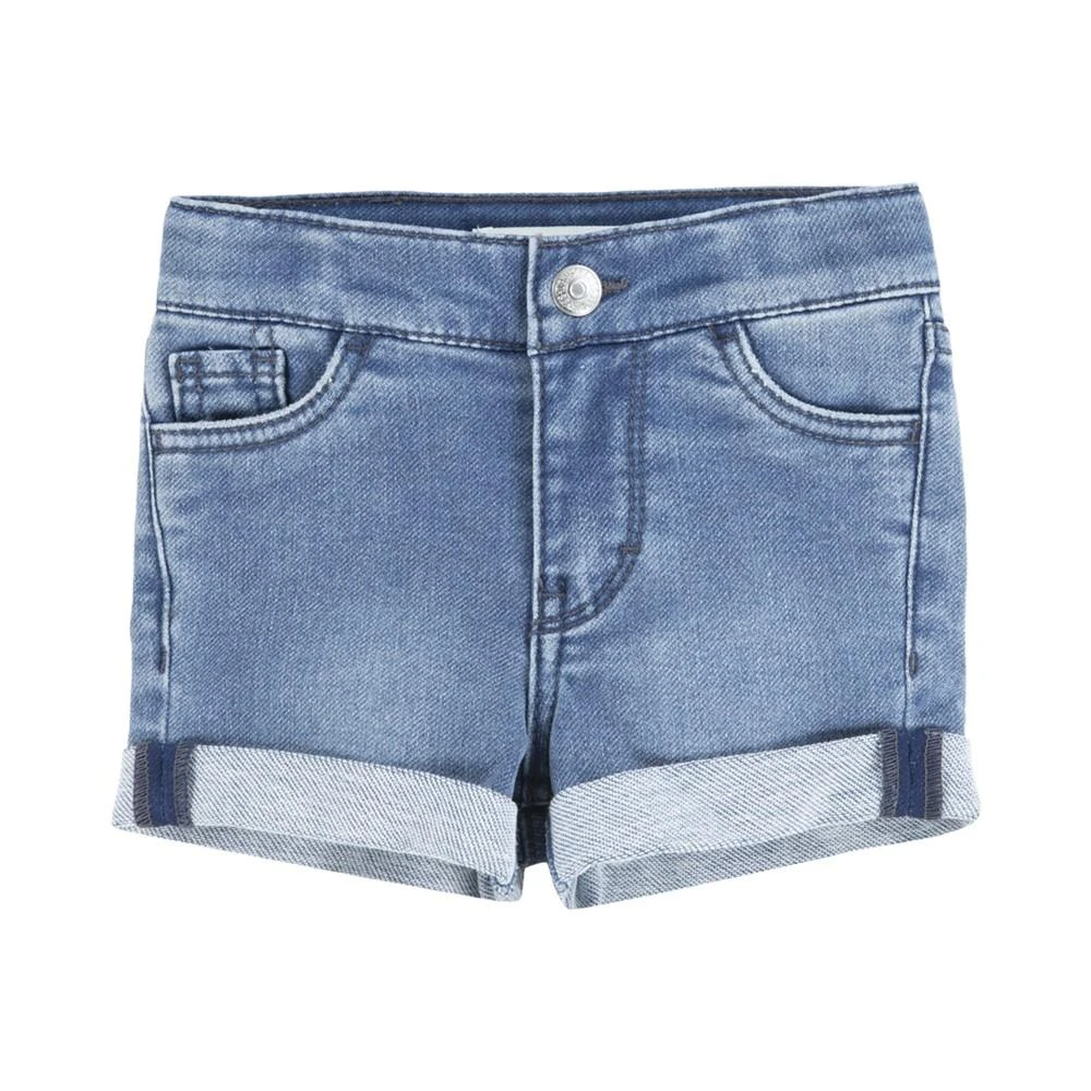 商品Levi's|Baby Girls Knit Denim Roll Up Shorts,价格¥120,第1张图片