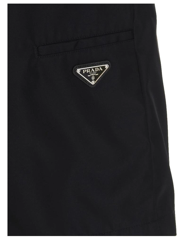 商品Prada|Prada men's black other materials shorts,价格¥6028,第4张图片详细描述