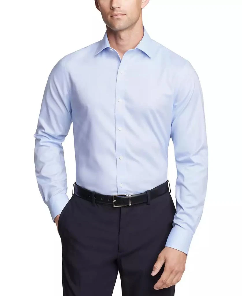 商品Tommy Hilfiger|Men's Slim Fit TH Flex Essentials Wrinkle Resistant Stretch Dress Shirt,价格¥323,第1张图片