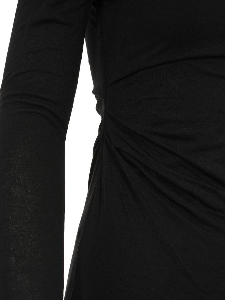 商品Helmut Lang|Helmut Lang Asymmetric Cut-Out Ribbed Mini Dress,价格¥1371,第4张图片详细描述