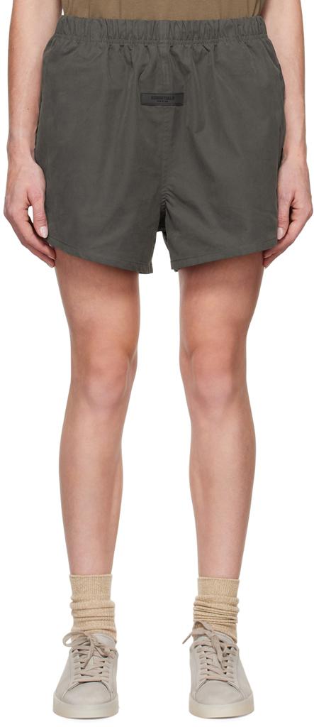 Gray Cotton Shorts商品第1张图片规格展示