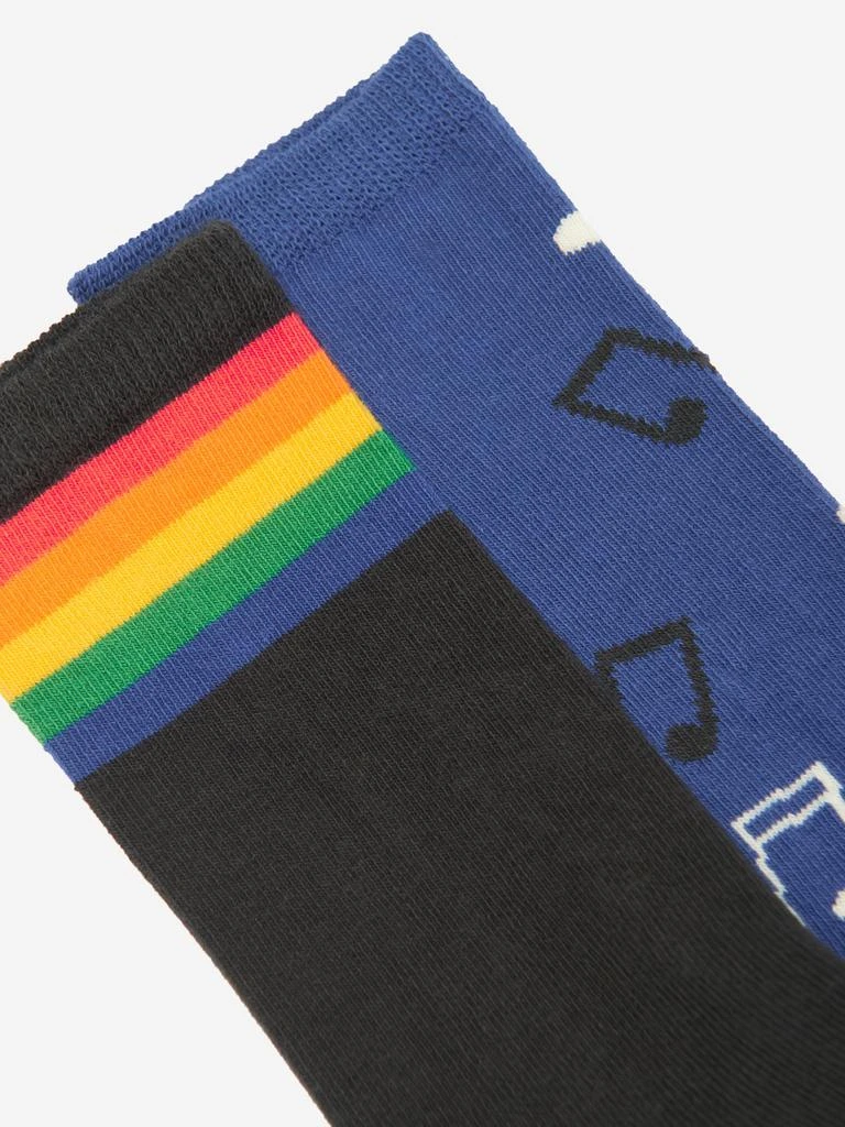 商品Mini Rodini|Mini Rodini Kids Rainbow 2 Pack Socks Set in Multicolour,价格¥71,第4张图片详细描述