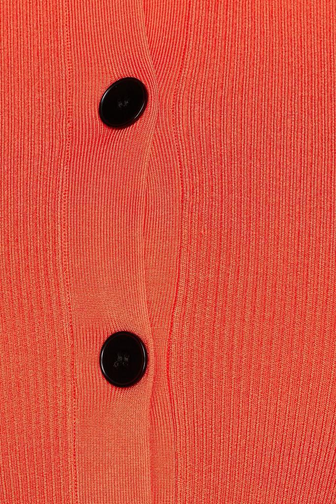 商品Sandro|Francoise ribbed-knit cardigan,价格¥830-¥837,第6张图片详细描述