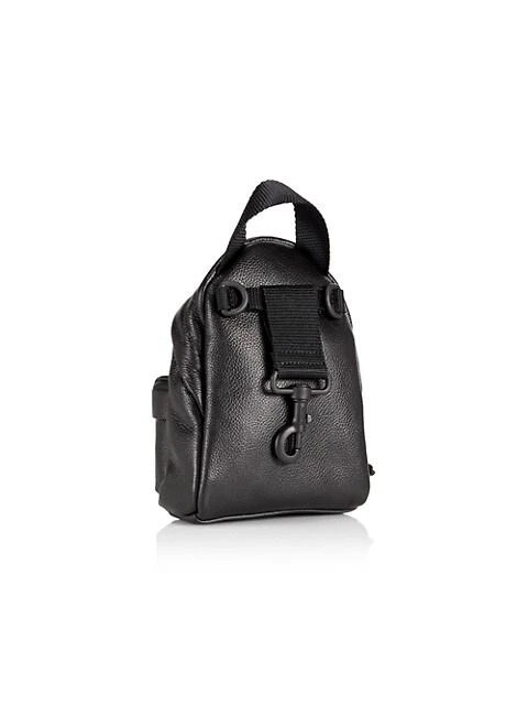 商品Balenciaga|Mini Leather Explorer Backpack Crossbody,价格¥7883,第3张图片详细描述