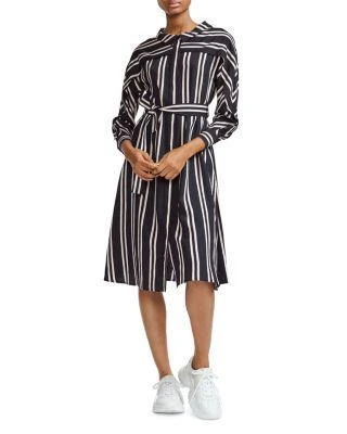商品Maje|Raji Striped Shirt Dress,价格¥1261,第1张图片
