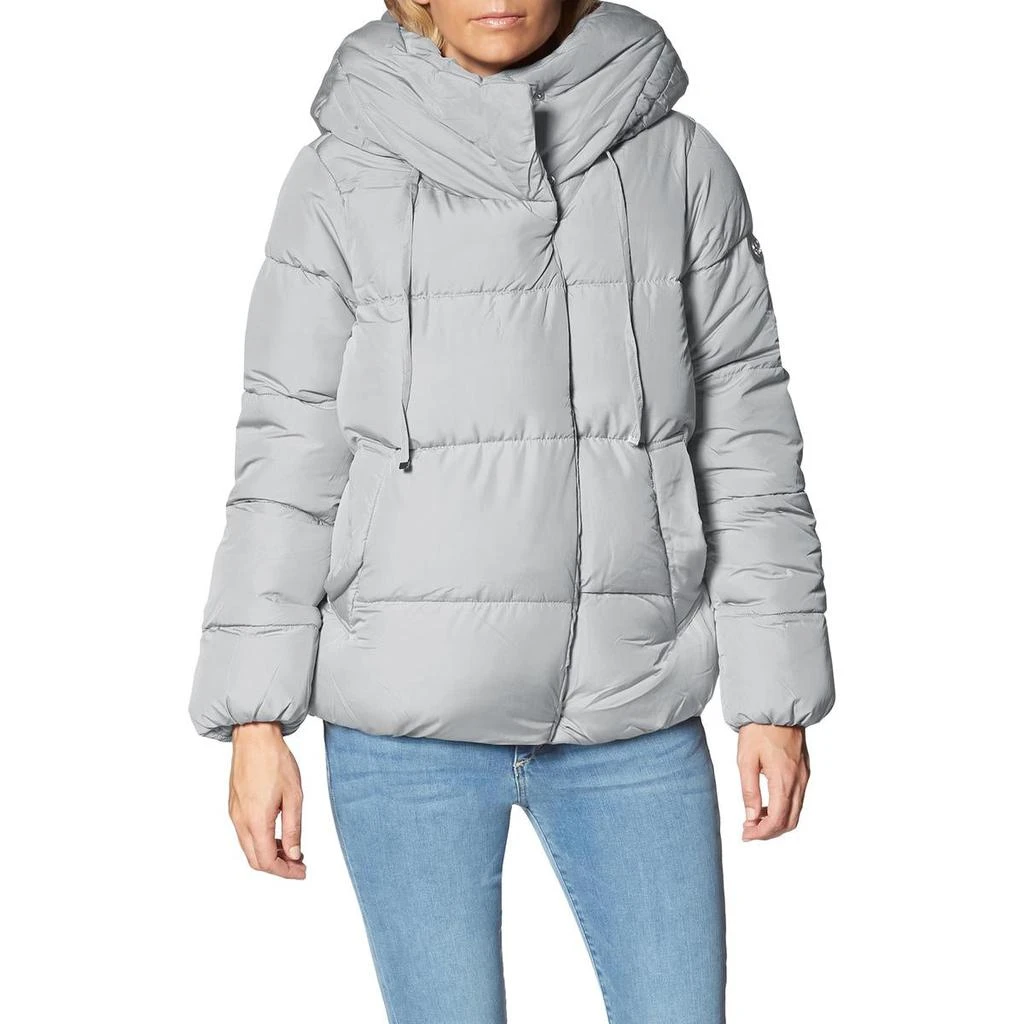 商品Jessica Simpson|Jessica Simpson Women's Oversized Quilted Winter Puffer Coat with Pillow Collar Hood,价格¥209,第2张图片详细描述