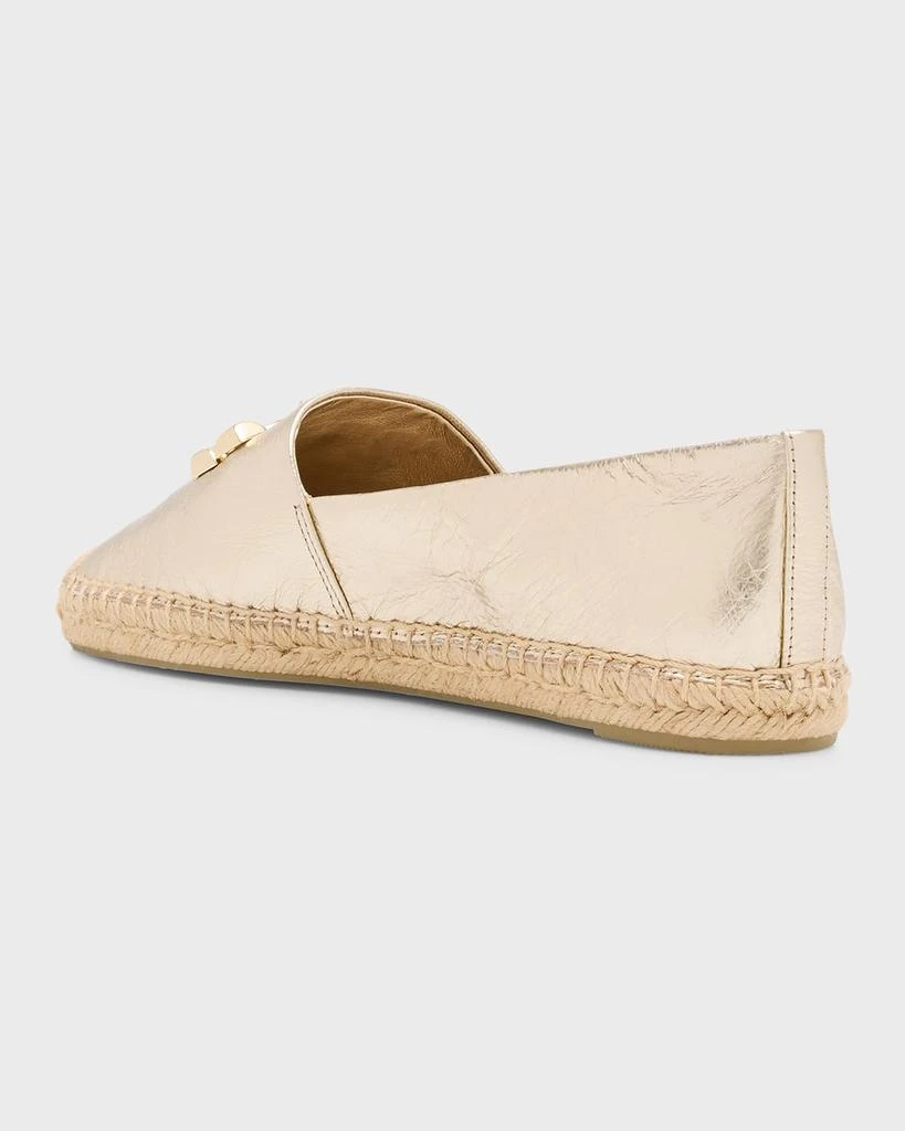 商品Tory Burch|Eleanor Metallic Medallion Loafer Espadrilles,价格¥977,第4张图片详细描述